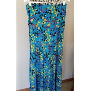 Lularoe Maxi Skirt. Gently worn. Medium. Floral
